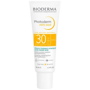 Емульсія ФОТОДЕРМ AKN Mat SPF30 сонцезахиснаBioderma Photoderm AKN Mat SPF30 Matifying Sun Fluid