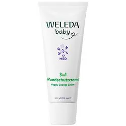 Дитячий крем 3 в 1 від попрілостей "Алтей" Weleda Baby Med 3 In 1 Nappy Change Cream