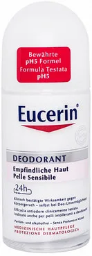Кульковий дезодорант для гіперчутливої шкіриEucerin Deodorant 24h Sensitive Anti-Perspirant Roll-On