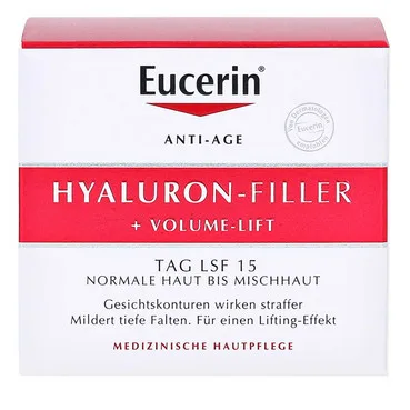 Денний крем для нормальної та комбінованої шкіри з SPF 15Eucerin Volume Filler Day Cream SPF 15