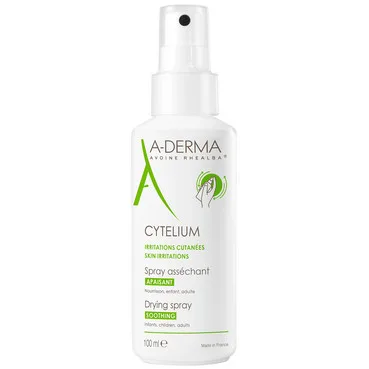 Cytelium Спрей заспокійливий і підсушуючий для подразненої шкіриA-Derma Cytelium Drying Spray