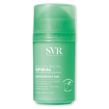 Спіріаль кульковий дезодорант антиперспірант без солей алюмінію SVR Spirial Vegetal