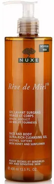 Медова мрія Універсальний очищуючий гельNuxe Reve De Miel Ultra-Rich Cleansing Gel Face And Body