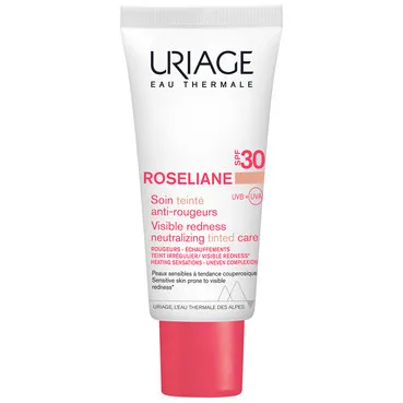 Розельян CC тонуючий догляд проти почервоніння SPF30Uriage Roseliane CC Сream SPF30