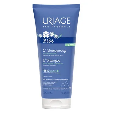 Bebe 1-й шампунь для дуже ніжного очищення волосся Uriage BEBE Extra Gentle Shampoo