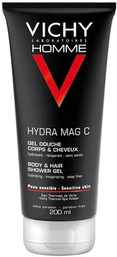 Тонізуючий гель для душу для чоловіківVichy Homme Hydra Mag C Gel Douche