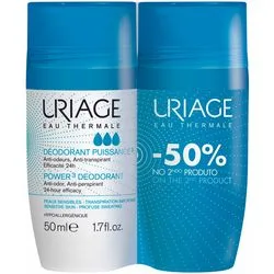 Набір "Дезодорант-антиперспірант потрійний сили" Uriage Gentle Deodorant (2*50ml)