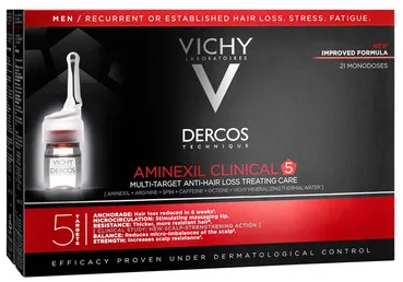 Комплексний засіб проти випадіння волосся для чоловіківVichy Dercos Aminexil Clinical 5