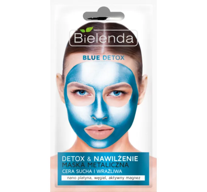 Маска із вмістом металів для сухої шкіри - Blue Detox