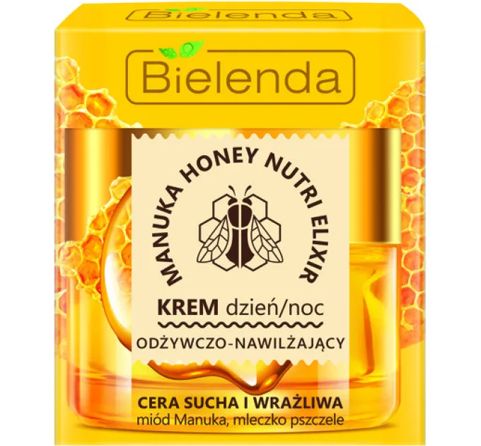 Живильний зволожувальний крем для обличчя - Manuka Honey (пом'ята упаковка)