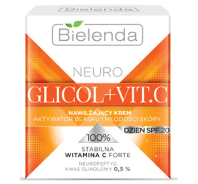 Зволожуючий крем-активатор блиску і молодості шкіри SPF 20 "денний" - Neuro Glicol + Vit.C