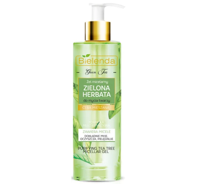 Міцелярний гель для вмивання Bielenda Green Tea, 200 мл