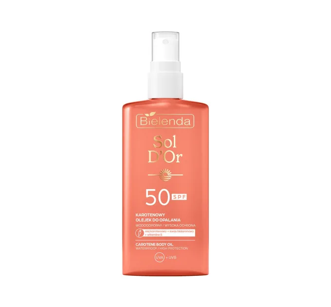 Каротинове масло для засмаги SPF 50 - SOL D'OR