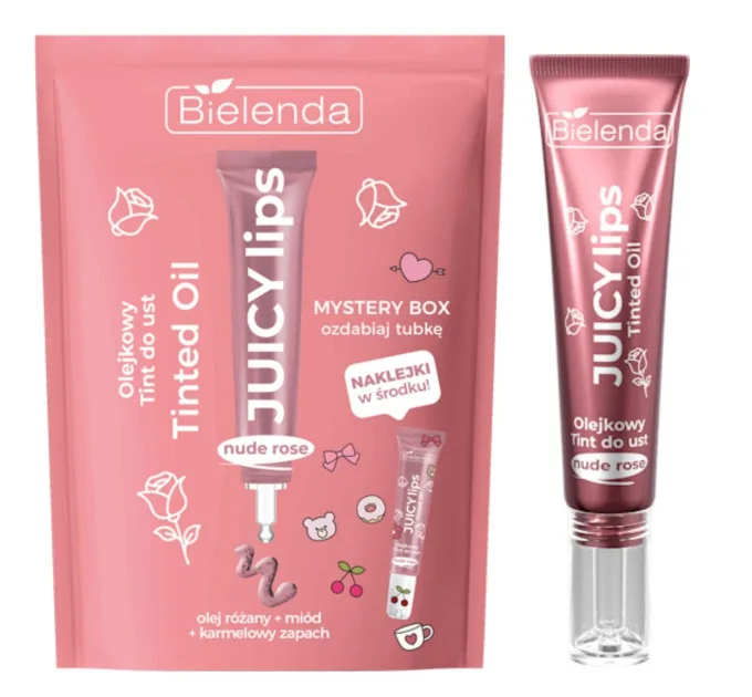 Олія-тінт для губ, НЮДОВА РОЗА - JUICY TINTED LIP OILS