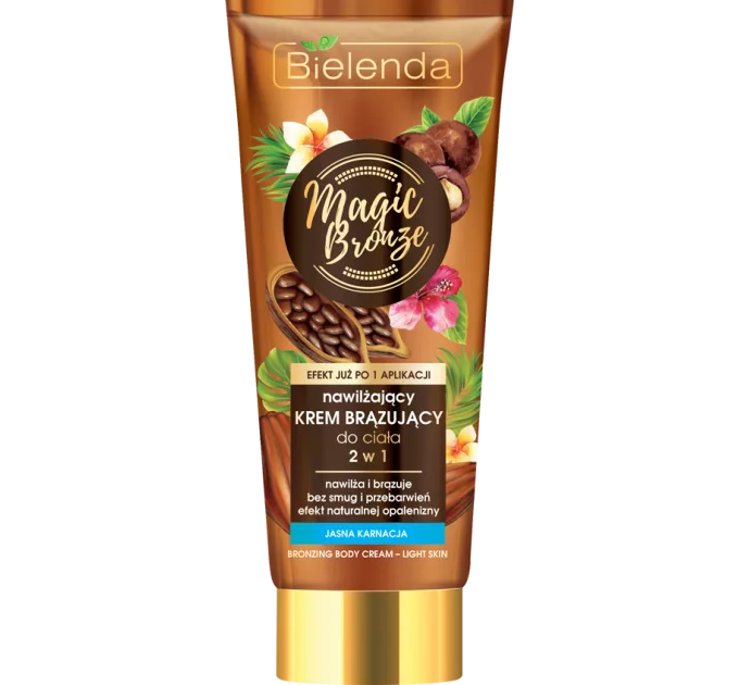 Зволожувальний бронзувальний крем для світлої шкіри - Magic Bronze 2in1 Moisturizing Bronze Cream