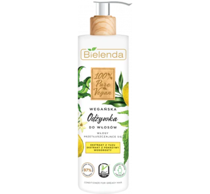 Кондиціонер для жирного волосся 100% Pure Vegan