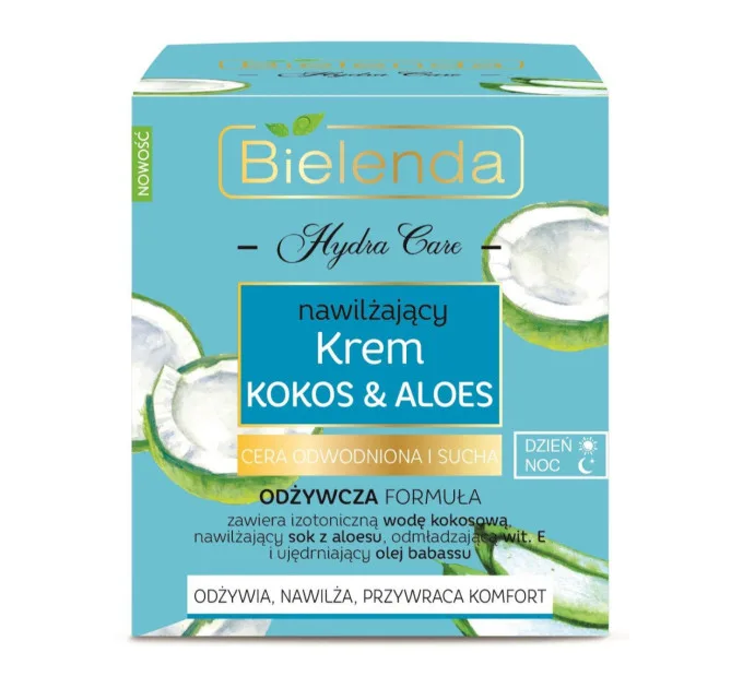 Зволожувальний крем "Кокос і алое" для сухої шкіри - Hydra Care