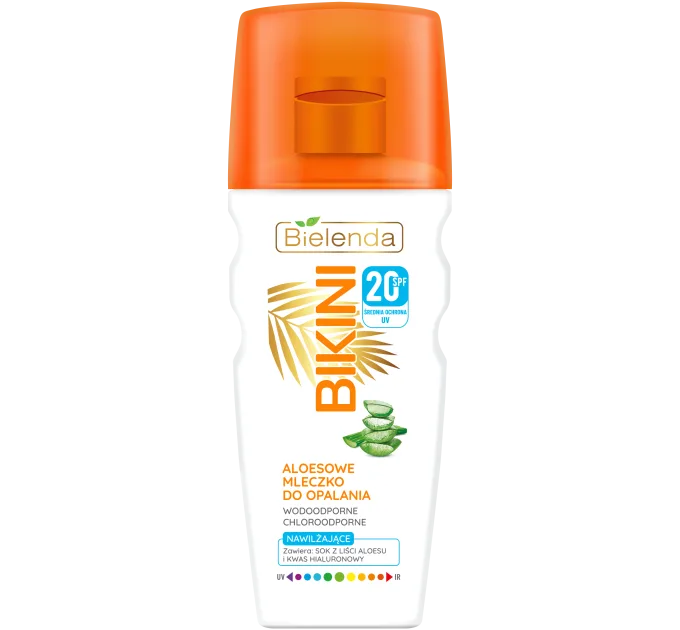Лосьйон для засмаги з алое Spf 20 Bikini Aloe Sun