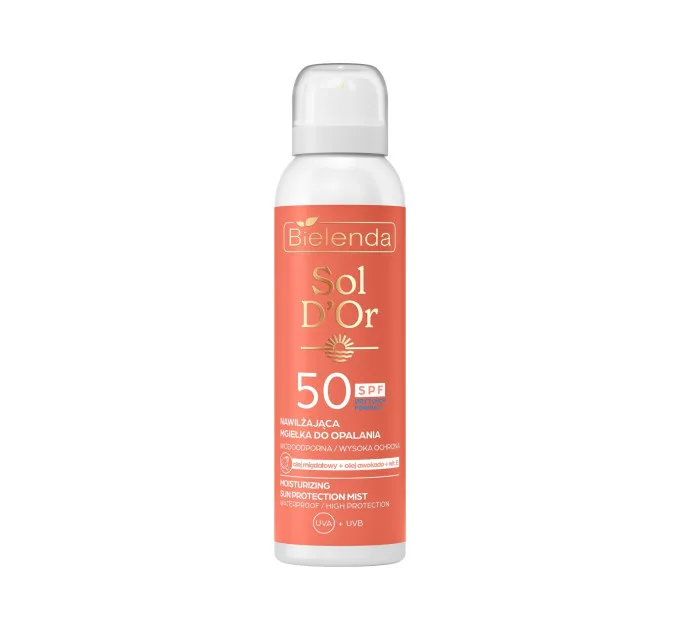 Зволожуючий сонцезахисний спрей SPF 50 - Sol D’OR