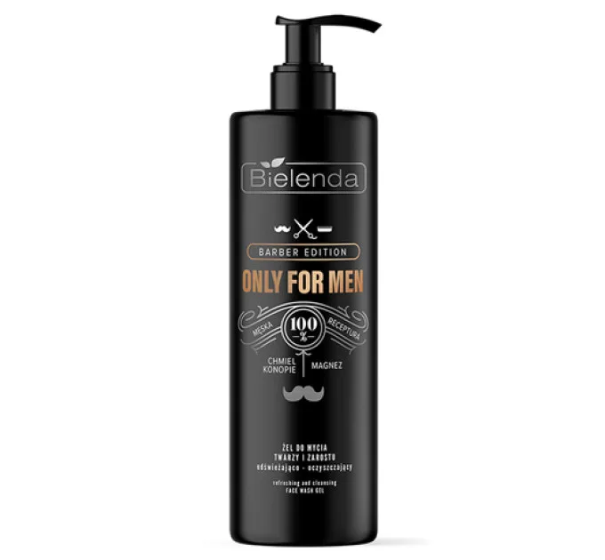 Очищувальний гель для обличчя й бороди - Barber Edition Only For Men