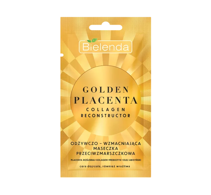 Живильна і зміцнювальна маска проти зморщок - Golden Placenta Collagen Reconstructor
