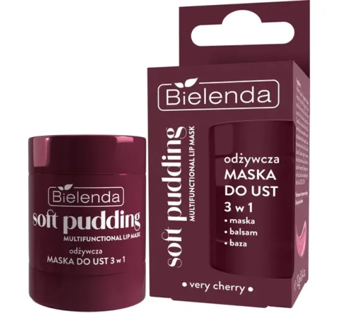 Живильна маска для губ 3в1, Very Cherry - Soft Pudding