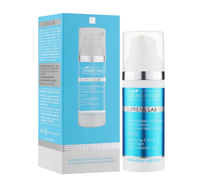 Гіалуроновий крем для обличчя SPF15 - Professional Supremelab Hydra-hyal2