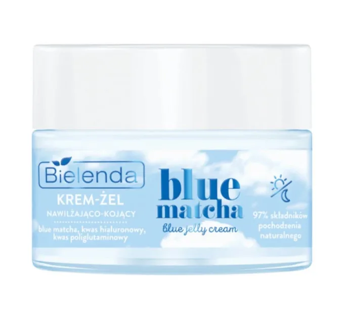 Крем - гель зволожуючий та заспокійливий Blue Matcha (пом'ята упаковка)