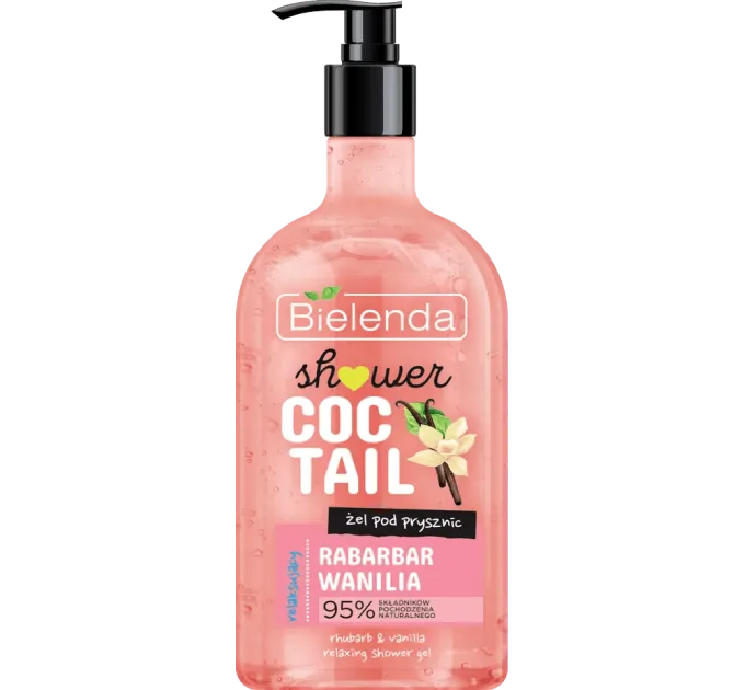 Гель для душу "Ревінь і ваніль" - Coctail Shower