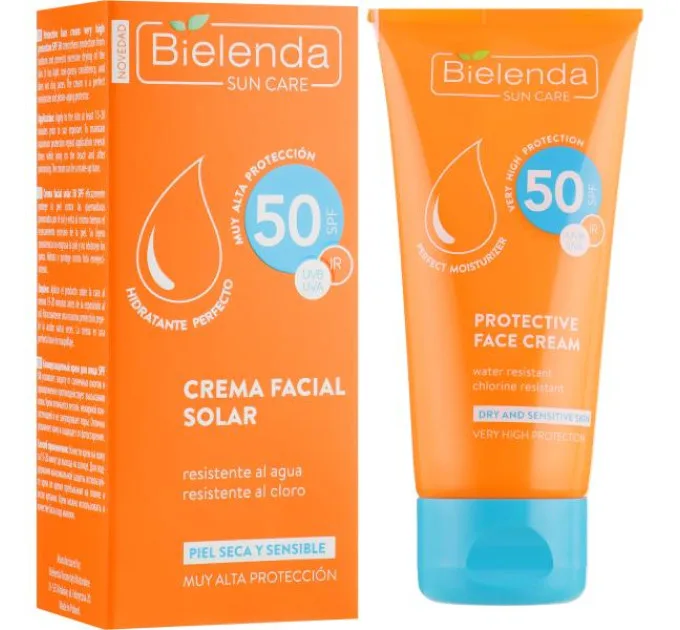 Сонцезахисний крем для обличчя з ефектом матування SPF 50 - Bikini line