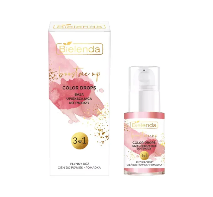 База для обличчя 3в1 "рум’яна/тіні/помада" - Boost Me Up Color drops