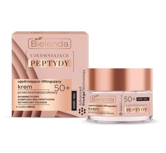 Підтягуючий і ліфтинговий крем проти зморшок 50+ "день/ніч"- Firming Peptide