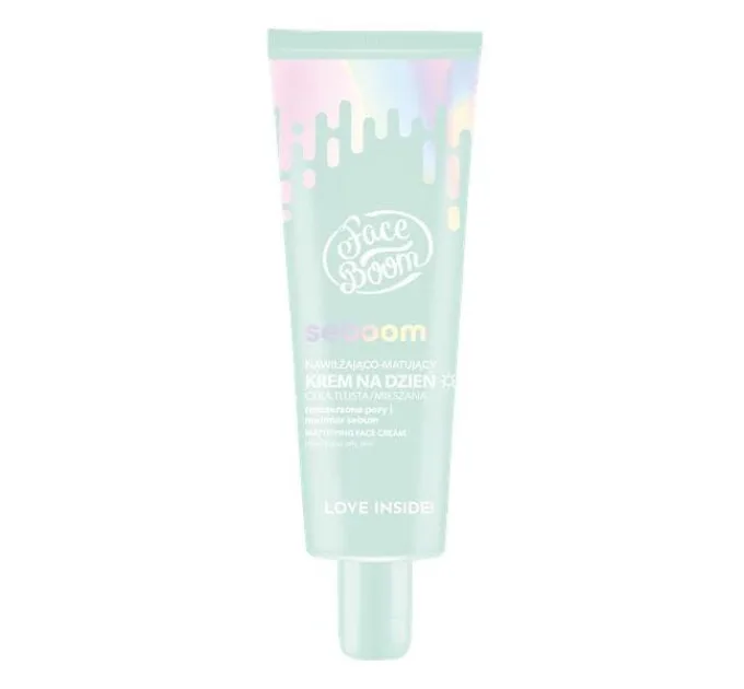 Зволожуючий та матуючий денний крем для обличчя - Seboom Cream