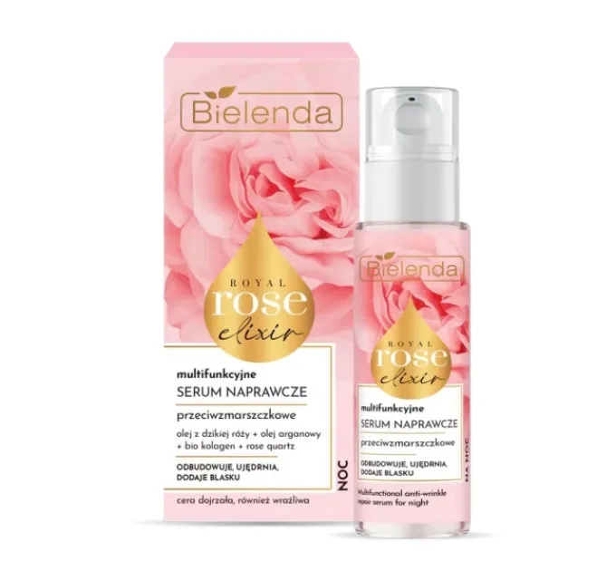 Багатофункціональна нічна відновлювальна сироватка - ROYAL ROSE ELIXIR