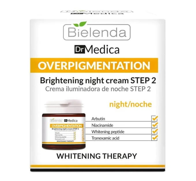 Освітлюючий нічний крем КРОК 2 - DR MEDICA OVERPIGMENTATION