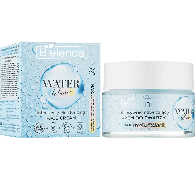 Крем для обличчя Bielenda Water Balance Moisturizing інтенсивно зволожуючий 50 мл