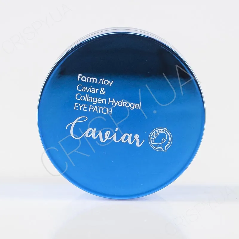 Гідрогелеві патчі під очі з екстрактом ікри Фармстей - Купити FARMSTAY CAVIAR & COLLAGEN HYDROGEL EYE PATCH