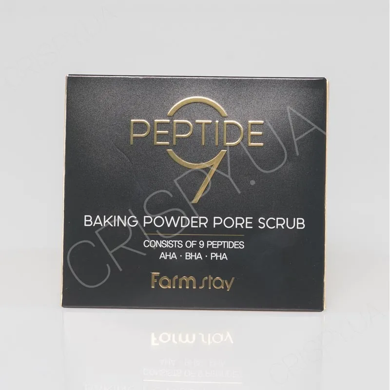 Скраб для очищення пор із содою та пептидами купити Фармстей - FARMSTAY PEPTIDE 9 BAKING POWDER PORE SCRUB опт, роздріб