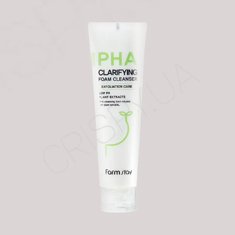 Очищувальна пінка з PHA-кислотою FARMSTAY PHA CLARIFYING FOAM CLEANSER - 150 мл