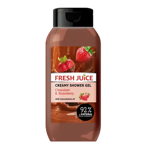 Крем-гель для душа Fresh Juice Chocolate & Strawberry