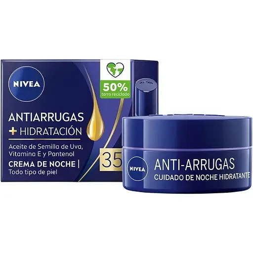 Крем для обличчя проти зморшків нічний Nivea, 50 мл