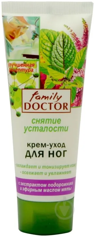 Крем-догляд для ніг Family Doctor Зняття втоми 75 мл