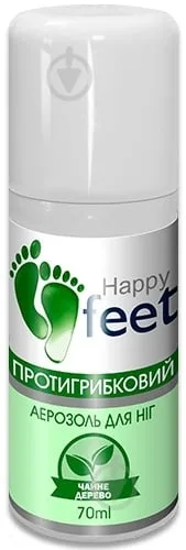 Аерозоль Happy Feet Протигрибкове чайне дерево для ніг, 70 мл