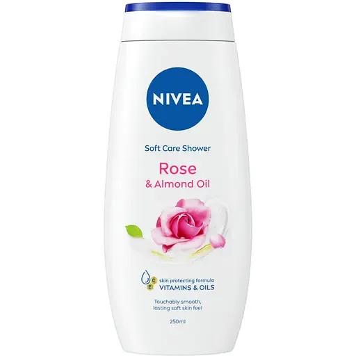 Гель-догляд для душу Nivea Троянда та мигдалева олія