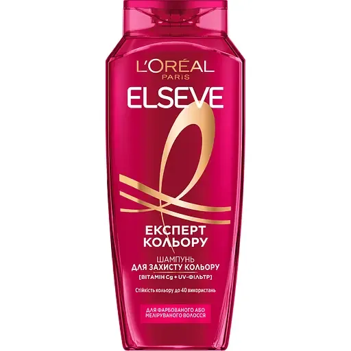 Шампунь L'Oreal Paris Elseve Експерт Кольори для забарвленого або мелірованого волосся 400 мл
