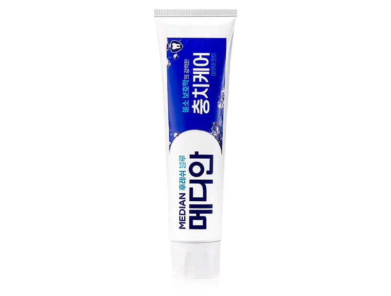 Освіжаюча зубна паста для профілактики карієсу Median Fresh Blue Toothpaste, 120г