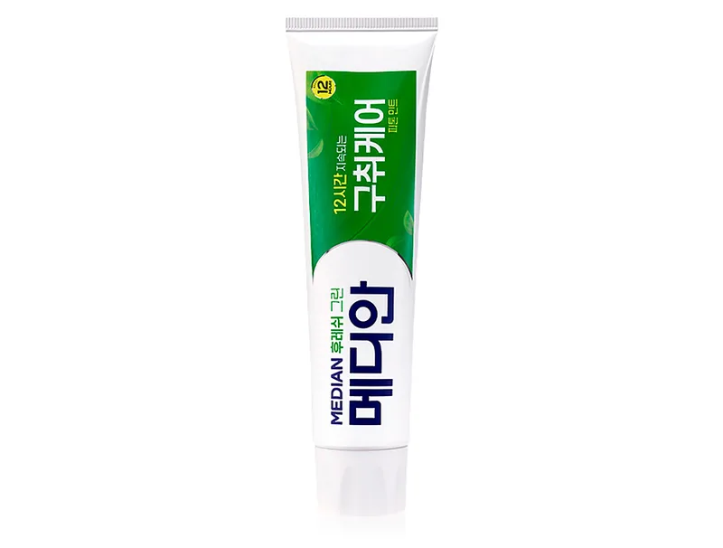 Освіжаюча зубна паста від неприємного запаху з рота Median Fresh Green Toothpaste, 120г