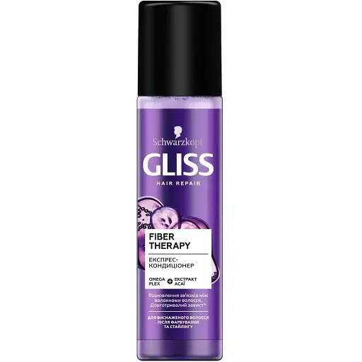 Експрес-кондиціонер Gliss Hair Renovation для ослабленого і виснаженого після фарбування і стайлінгу волосся 200 мл
