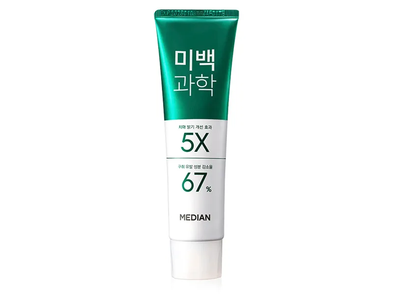 Відбілююча зубна паста «Слива та м'ята» Median Whitening Science Plum Mint Toothpaste, 100г