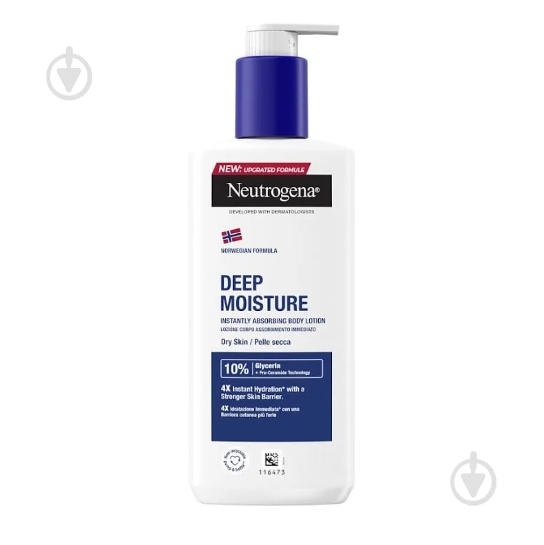 Молочко для тіла Neutrogena Neutrogena Норвезька Формула Глибоке зволоження 250 мл